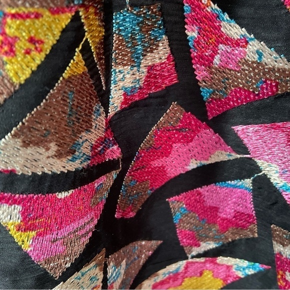 Yumi Kim Embroidered Geometric Dress size 6/8 - Picture 4 of 13